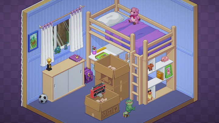 The Unpacking game lets you unpack things from a box and decorate your living space.
