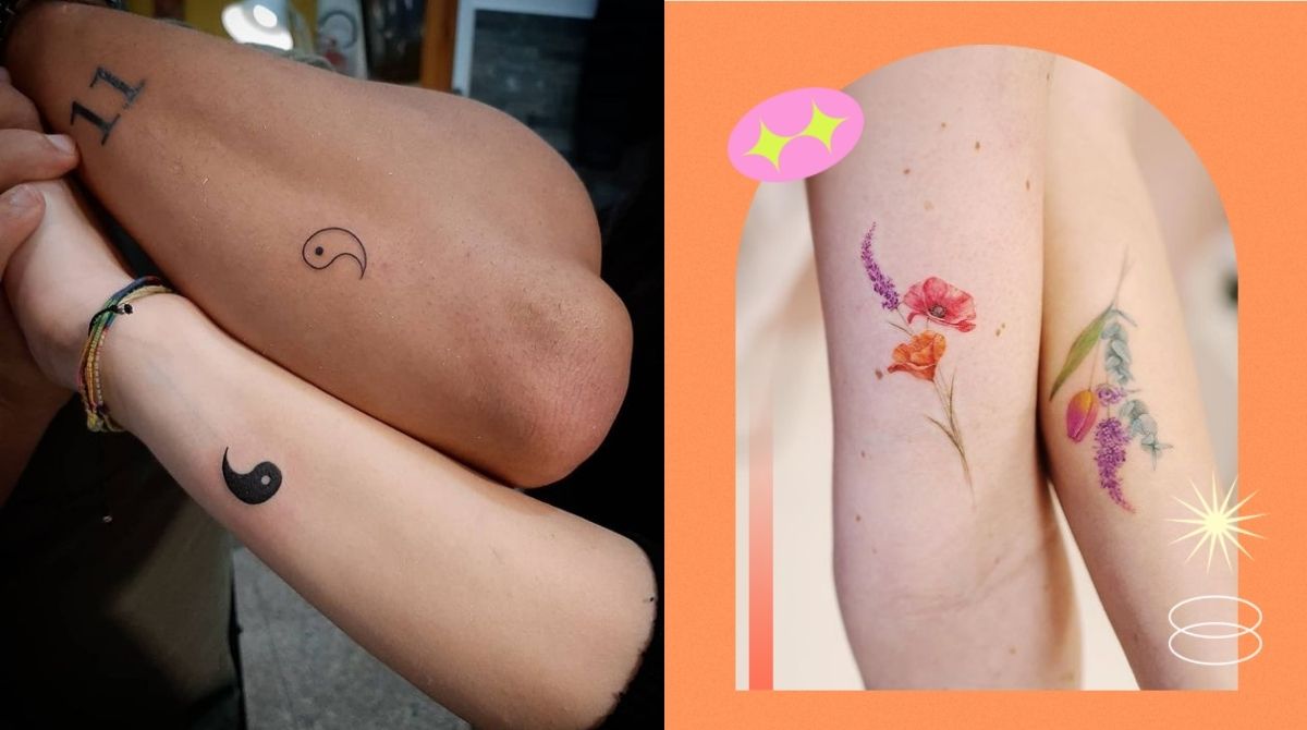 15 *Super Cute* Non-Matchy Tattoos You Need to Try with Your Best Friend