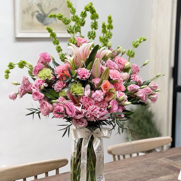 Flower arrangements made by Fifty Nine Flower Cafe