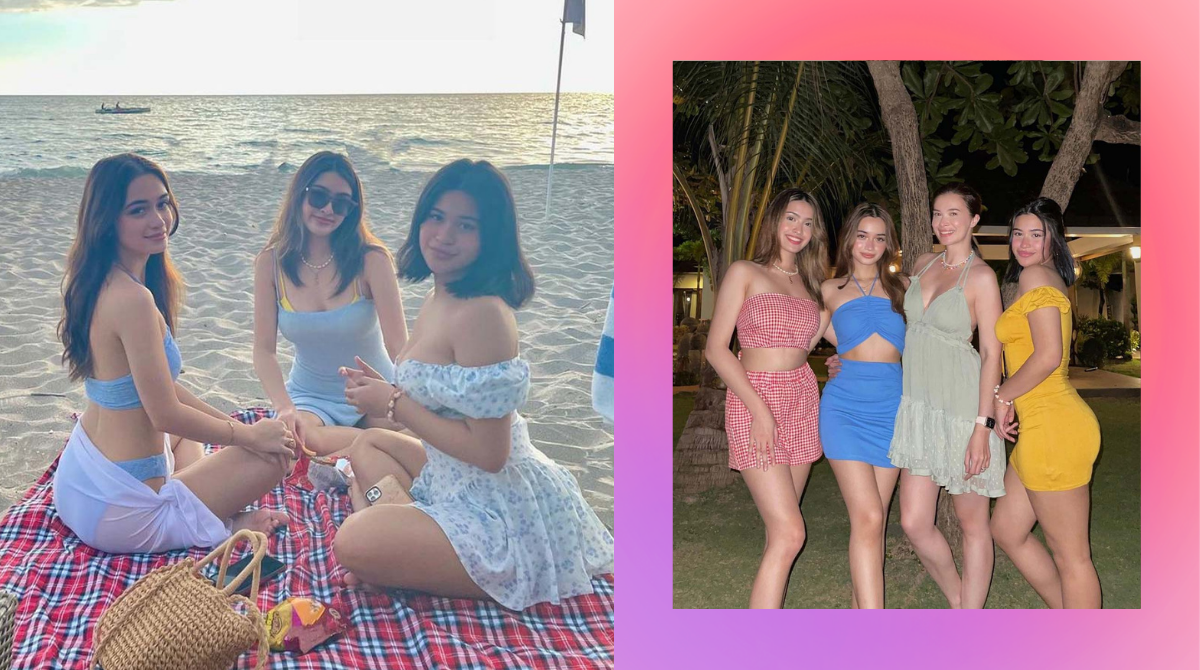 Sunshine Cruz and Her Daughters Wore the Cutest Beach Outfits in La Union