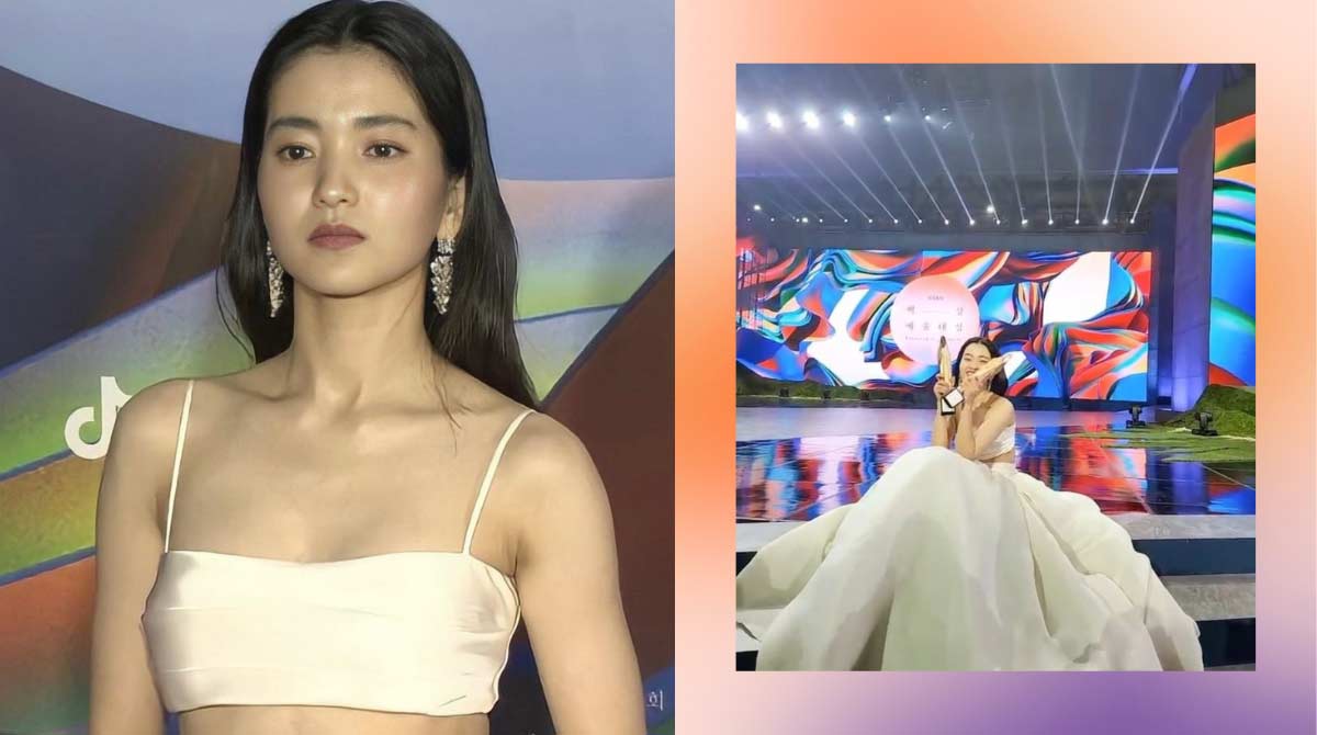 Yikes! Kim Tae Ri Is Being Accused of Wearing a *Fake* Designer Dress at the Baeksang Arts Awards