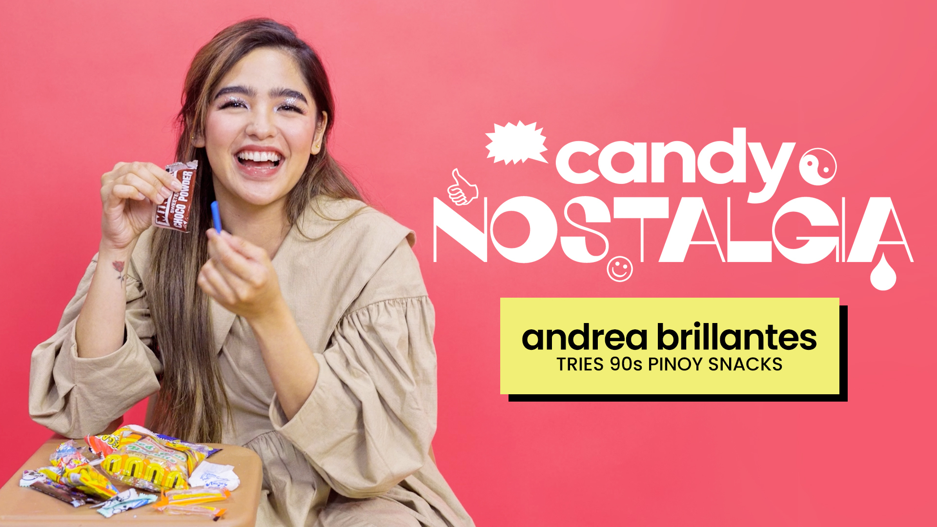 Andrea Brillantes Tries Iced Gems, Mik-Mik, And Other Childhood Pinoy Snacks