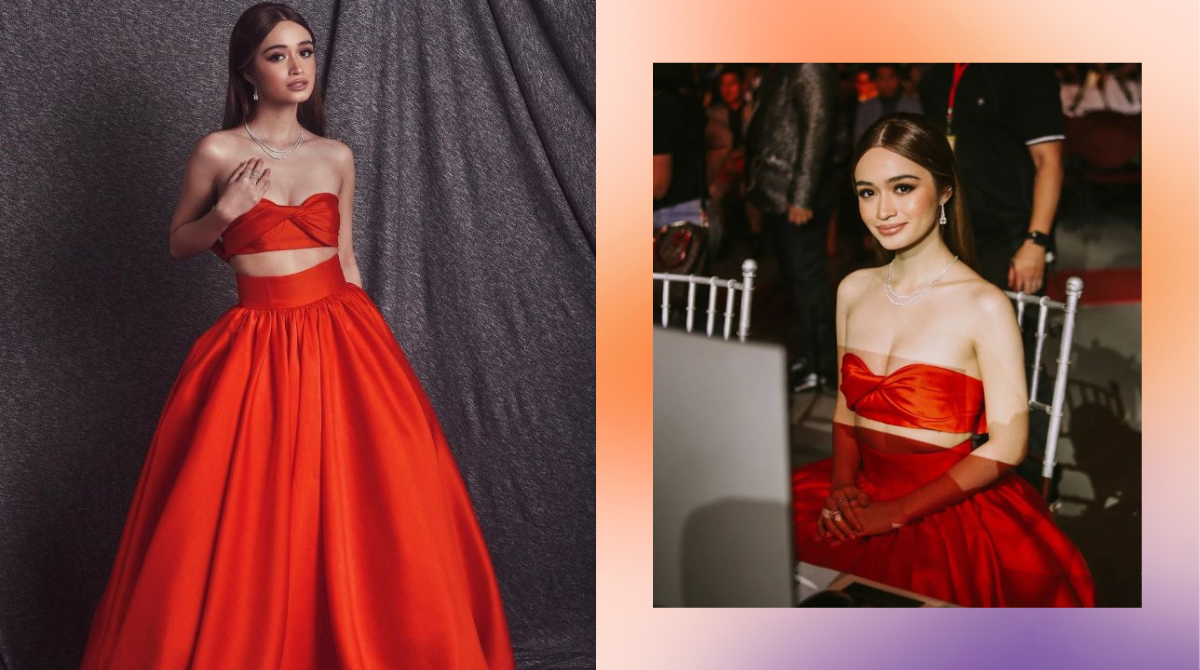 Angelina Cruz Is a Modern-Day Princess in Her Stunning Red Ball Gown
