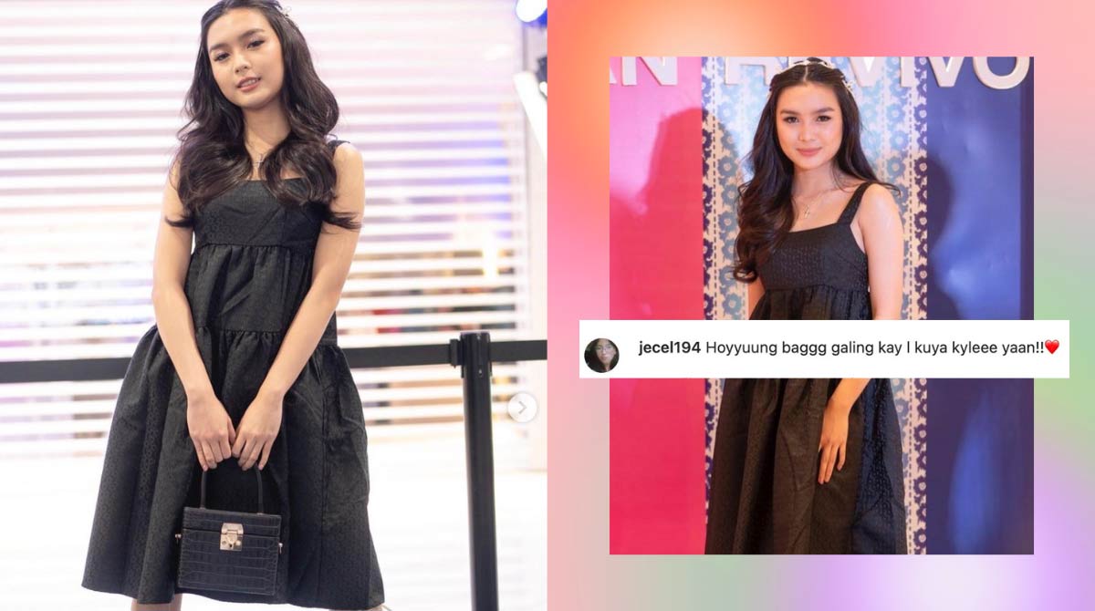 Francine Diaz's Adorable Black Dress OOTD Features a Bag *Gifted* to Her By Kyle Echarri