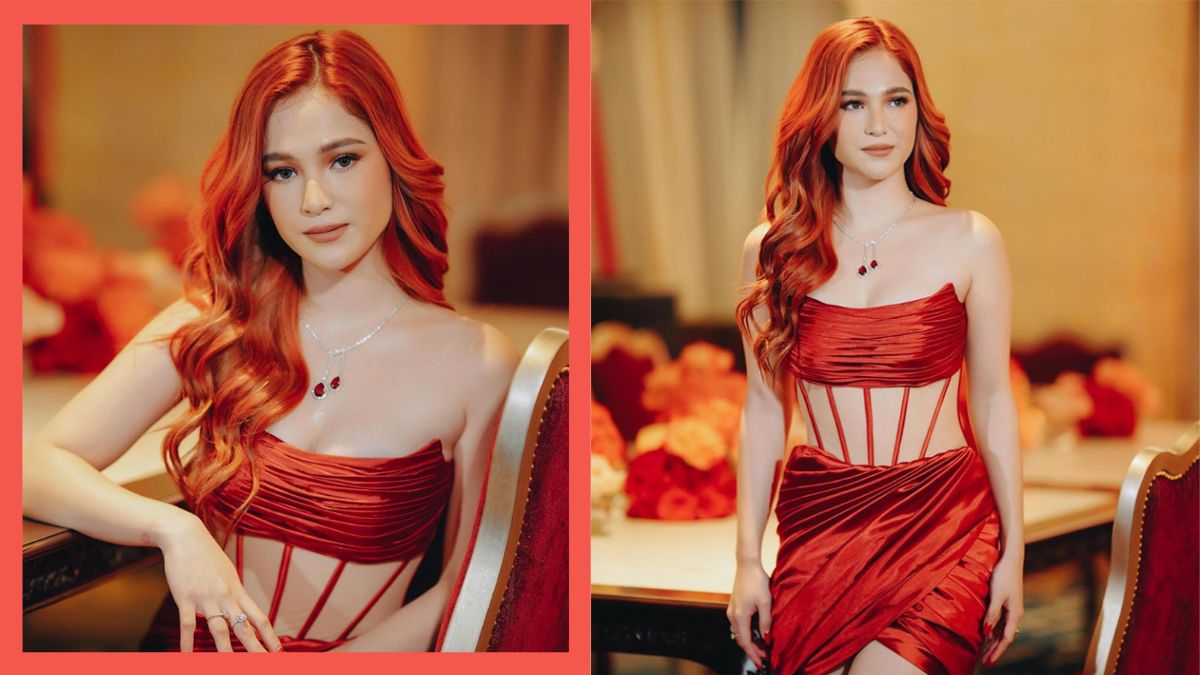 We Can't Get Over Barbie Imperial's Fiery Red Outfits for Her 24th Birthday Party