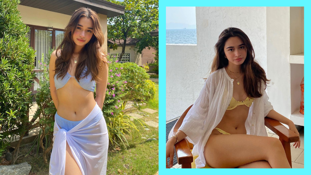 7 Shy Girl Swimsuit Poses We're Copying From Angelina Cruz