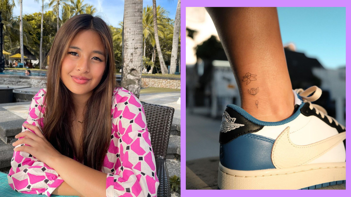 Gabbi Garcia's New Flower Tattoos On Her Ankle Are So, So Pretty