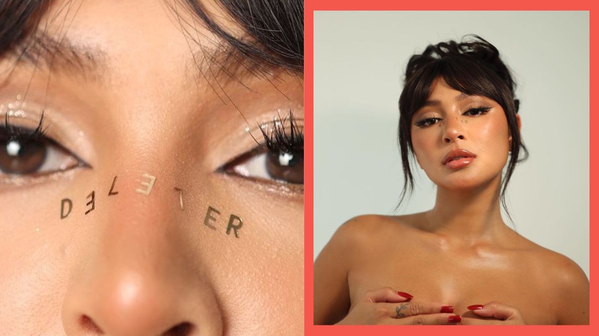 We're So Obsessed with Nadine Lustre's 'Face Tattoo' in Her MMFF Awards Night Look