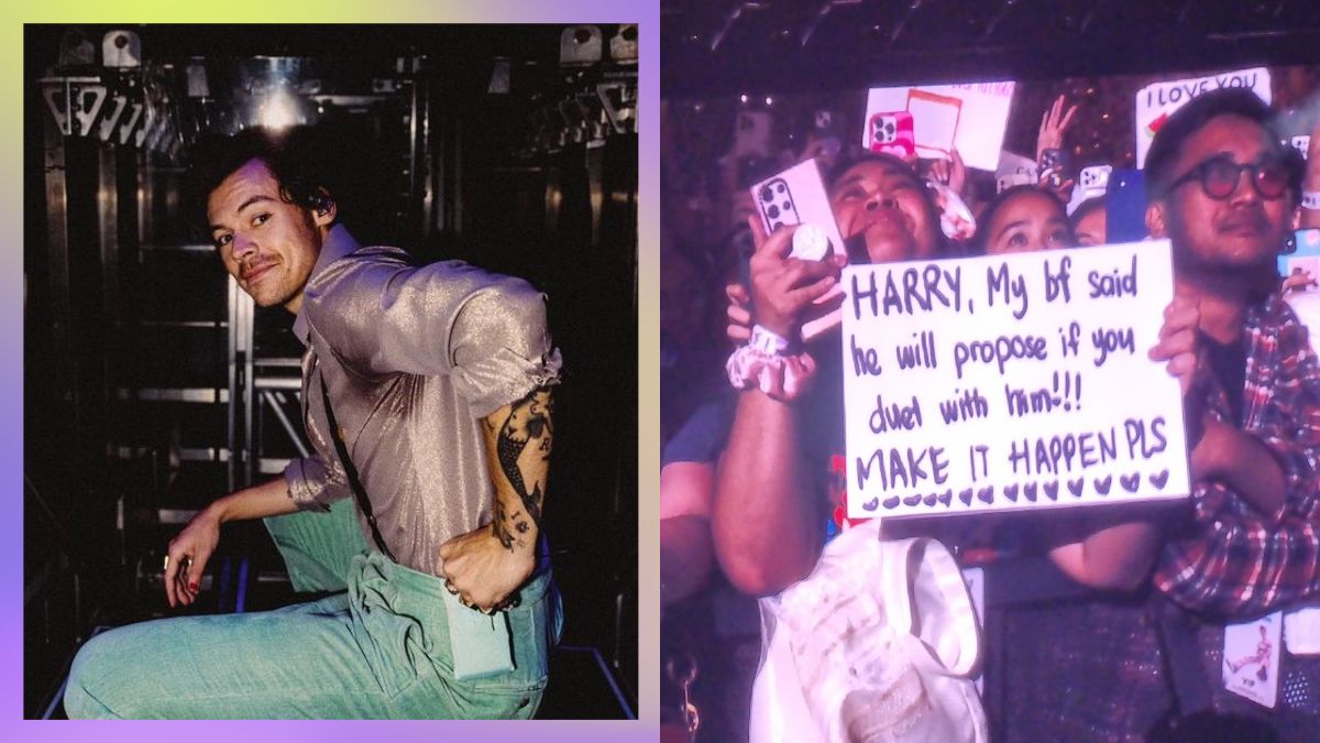 Awww! Harry Styles Just Helped a Fan *Propose* at His Manila Concert