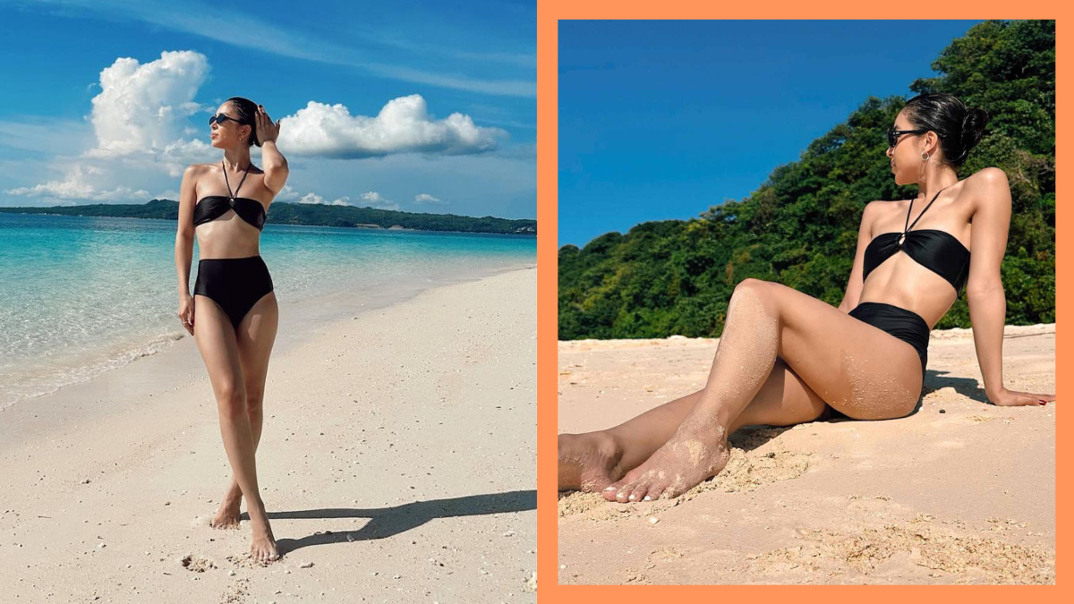 Where to Shop the *Exact* Black Swimsuit in Julia Barretto's Beach OOTD in Boracay