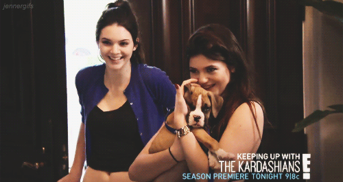 Kendall and Kylie Jenner GIF