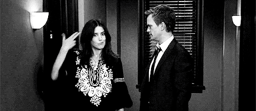 Robin and Barney on How I Met Your Mother GIF