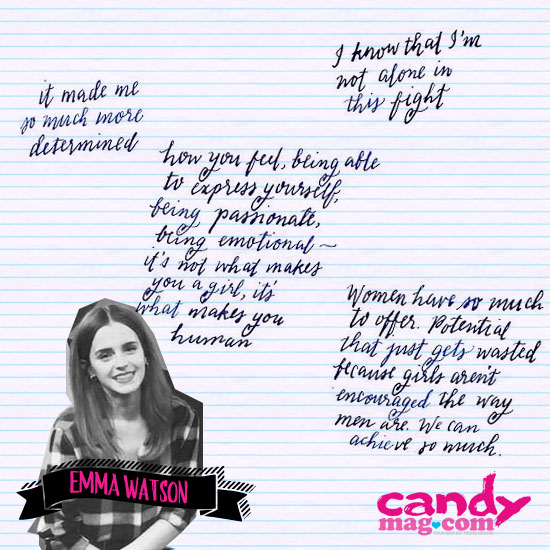Quotes from Emma Watson's He for She Facebook Chat