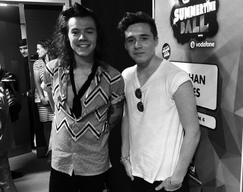 NBD, Harry Styles and Brooklyn Beckham Played Football Together