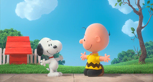 Snoopy and Charlie Brown: The Peanuts Movie GIF