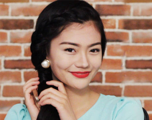 Update Your Updo by Trying Verniece Enciso's Braided Side Ponytail