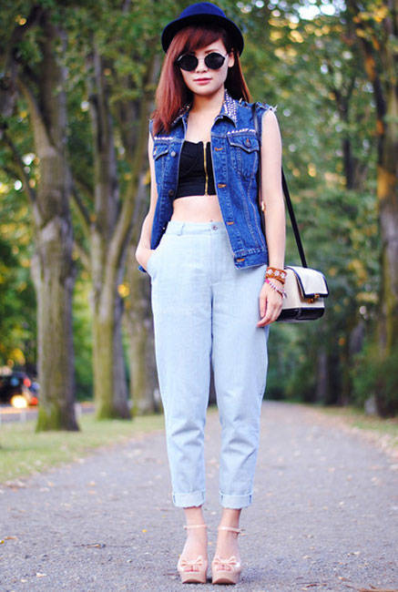 5 Ways to Style a Denim Vest