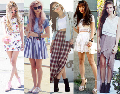 Style Equation: Crop Top + Skirt