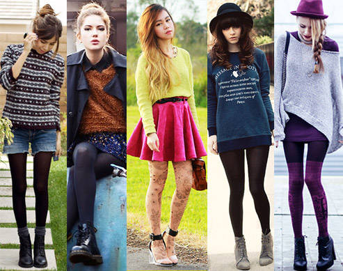 Style Equation: Sweater + Tights