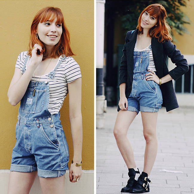 Style Equation: Crop Top + Overalls