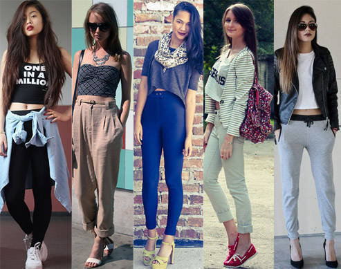 Style Equation: Crop Top + High-Waist Pants