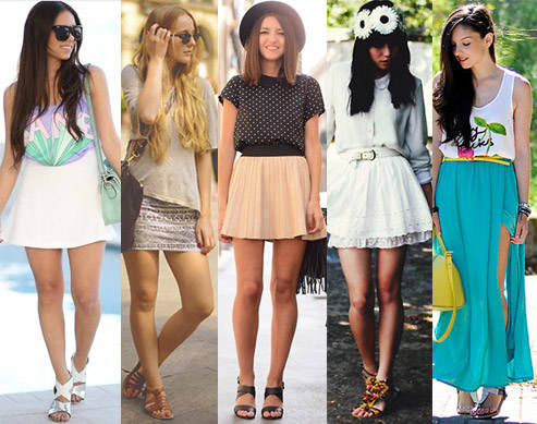 Style Equation: Skirt + Sandals