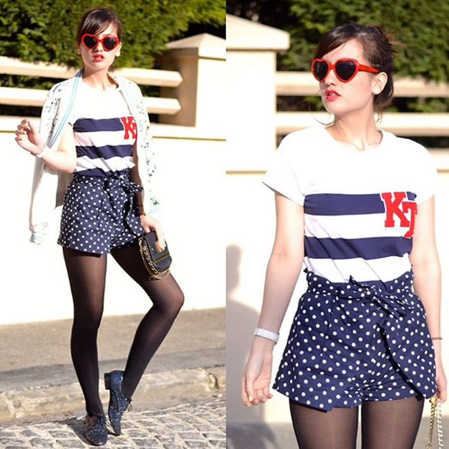 Style Equation: Stripes + Polka Dots