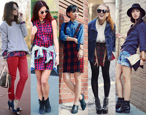 Style Equation: Denim + Plaid