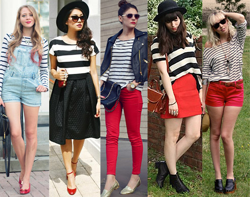 Style Equation: Red + Stripes