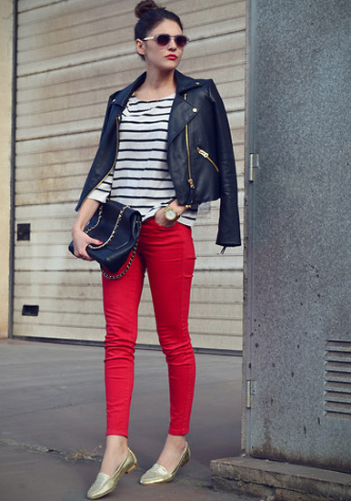 Style Equation: Red + Stripes