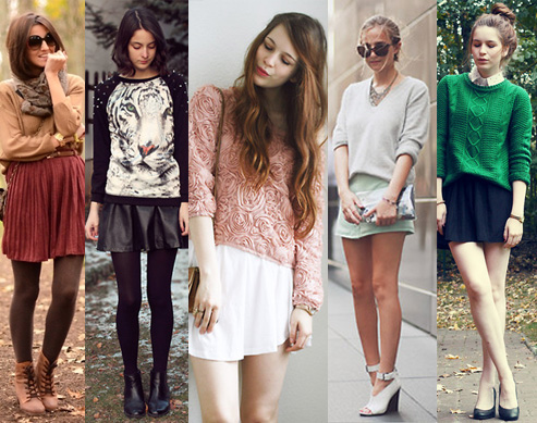 Style Equation: Sweater + Skirt