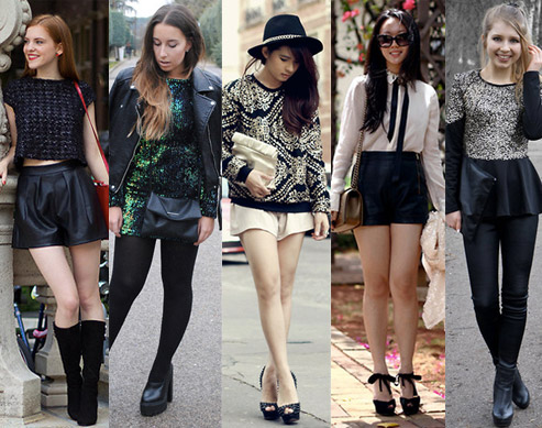 Style Equation: Sequins + Leather