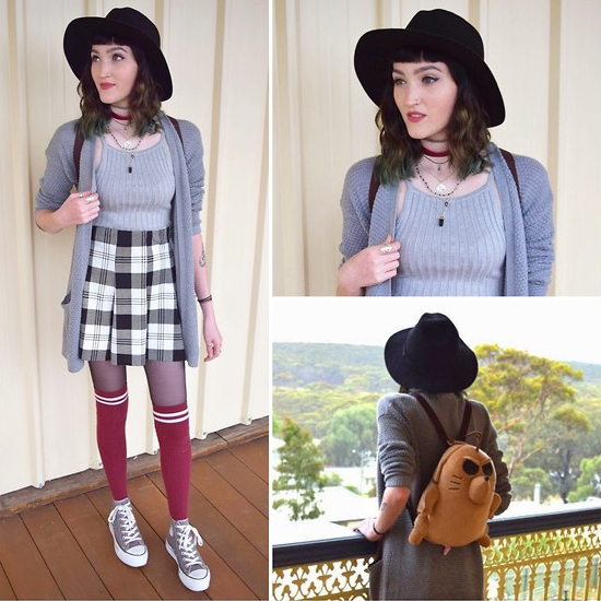 Look of the Week: Plaid and Sneakers