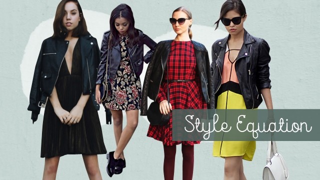 5 Cool Ways to Wear Your Dress and Leather Jacket Now