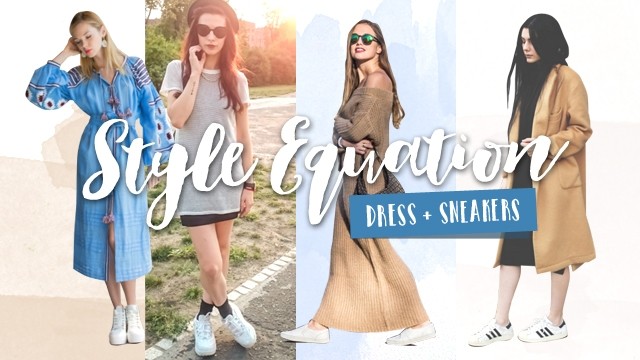 5 Super Cute Ways to Wear Your Dress with White Sneakers