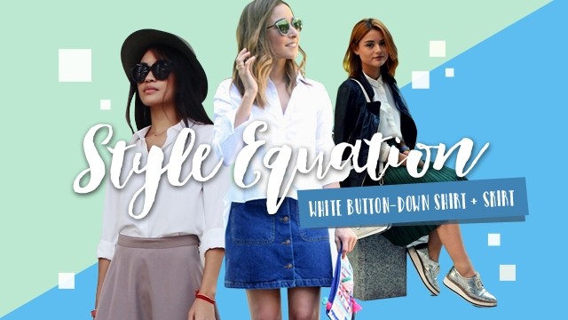 5 Ways to Wear Your Crisp White Buttondown with a Skirt