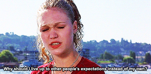 Julia Stiles from 10 Things I Hate About You GIF