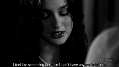 Blair Waldorf in black and white