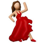 Salsa dancer emoji