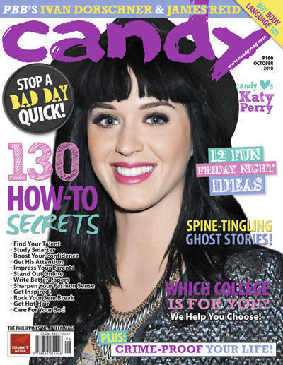 Katy Perry on the cover