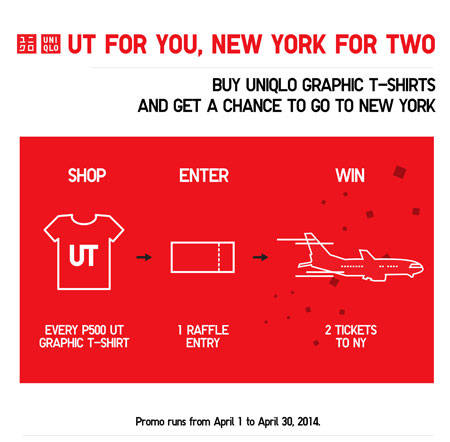 Uniqlo's UT for you, NYC for two promo