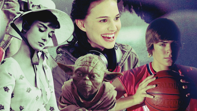 Audrey Hepburn, Natalie Portman, Yoda, Zac Efron