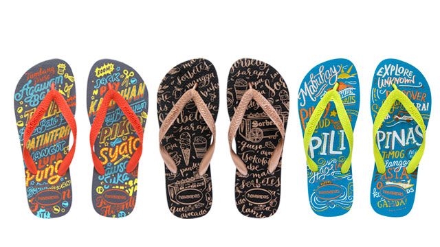 We Want These Hand-Lettered Flip-Flops Designed by Abbey Sy, Alessa Lanot, and Patrick Cabral