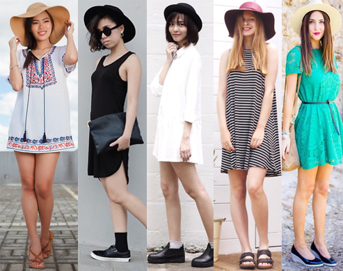 Cute Summer Outfit: Hat and Dress