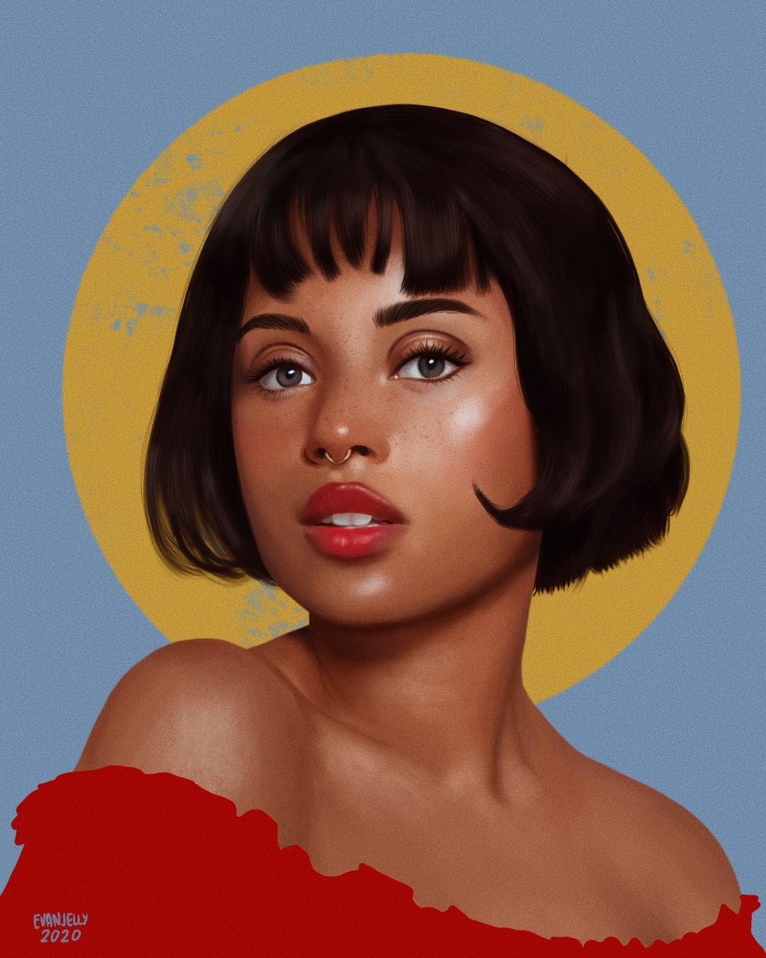 Been trying to use this time to get better at digital portraits