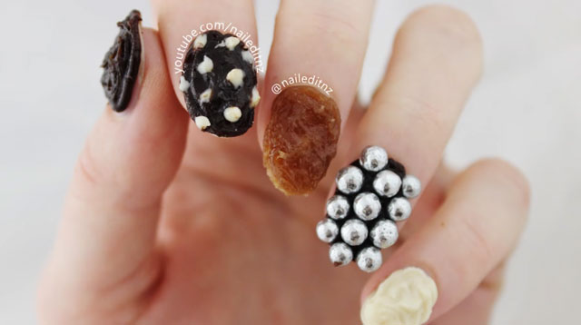 Delicious Chocolate Nail Art Ideas - wide 8