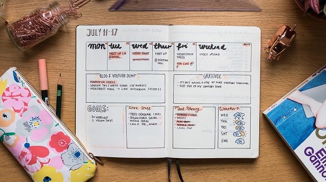 5 Bullet Journal Sample Setups That Will Inspire You To Get Organized