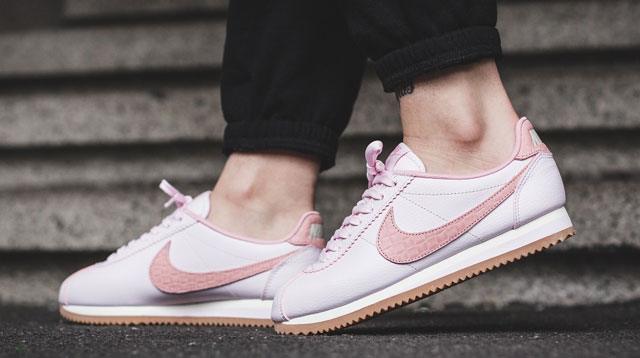 See The Pink Nike Cortez Sneakers Here