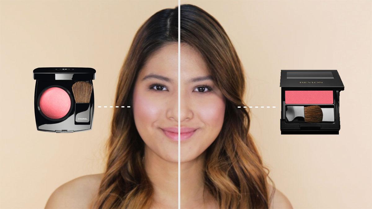 Guerlain Eyeshadow, Chanel Blush, Marc Jacobs Mascara Dupes