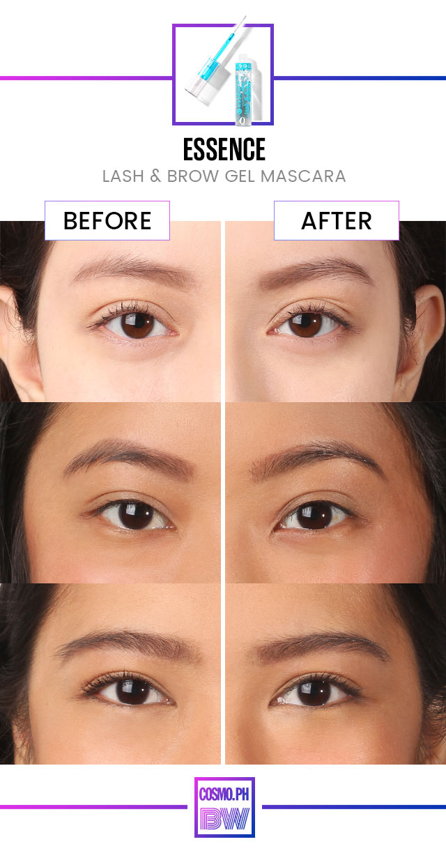 Clear Mascara Before After